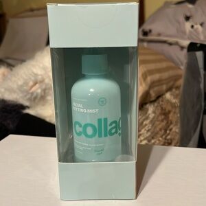 Collagen facial setting mist 3.4fl oz infused with cooling coconut extract